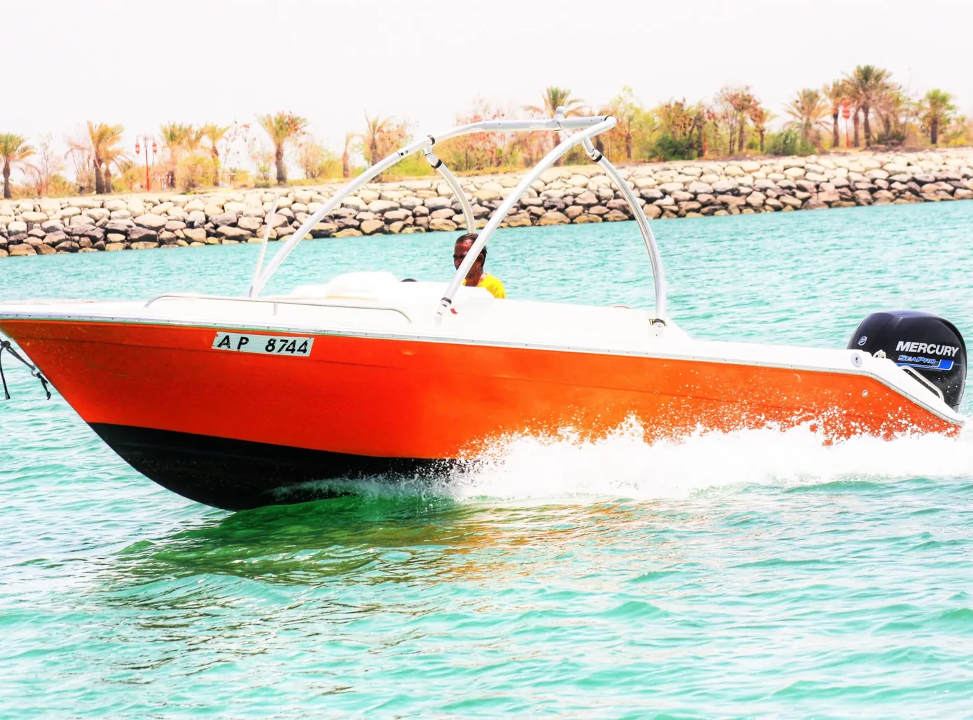 Yamaha Boat — boat trip Abu Dhabi, Butinah Charters
