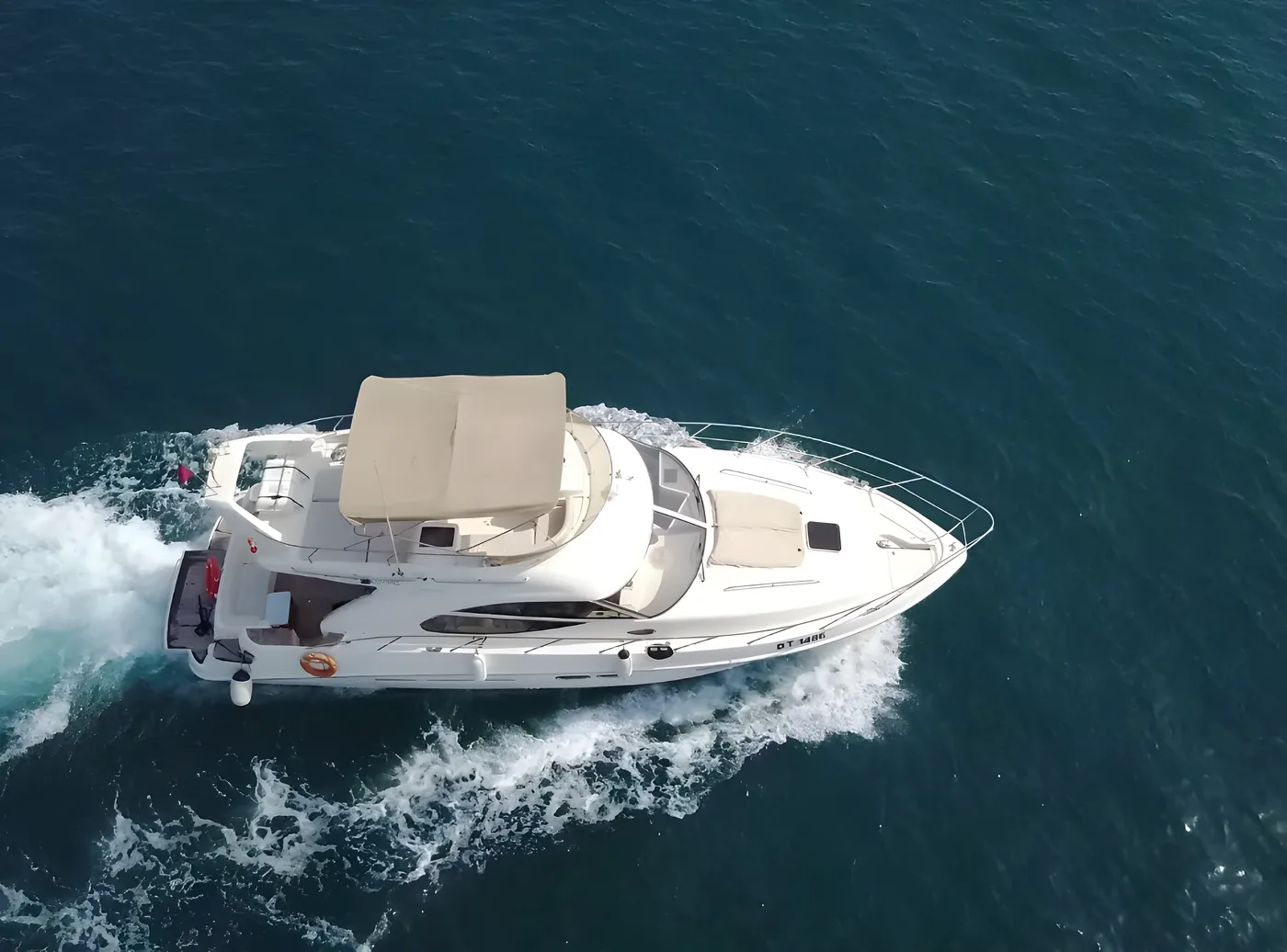 Butinah-6 45 ft — boat trip Dubai, Butinah Charters