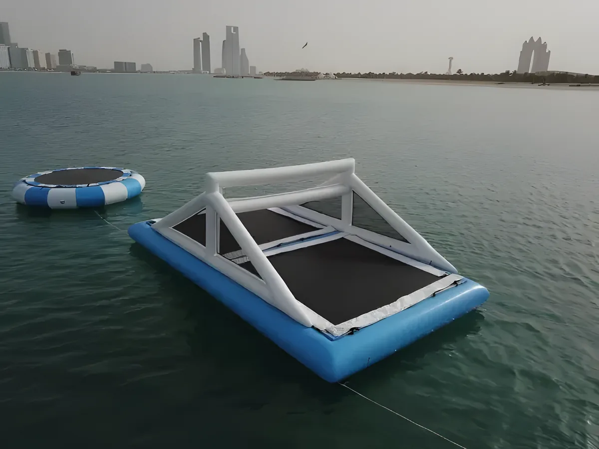 Volleyball court in sea Inflatable Sea Trampoline Butina Charter