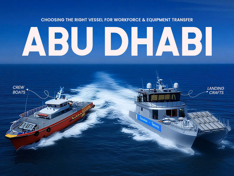 Crew Boats vs. Landing Crafts: Choosing the Right Vessel for Workforce & Equipment Transfer Abu Dhabi
